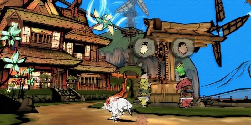 Okami looks like it came straight out of a work of art.
