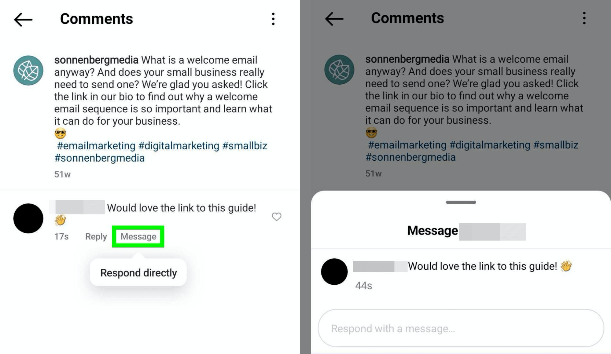 Comment and concern on Instagram to boost engagement 