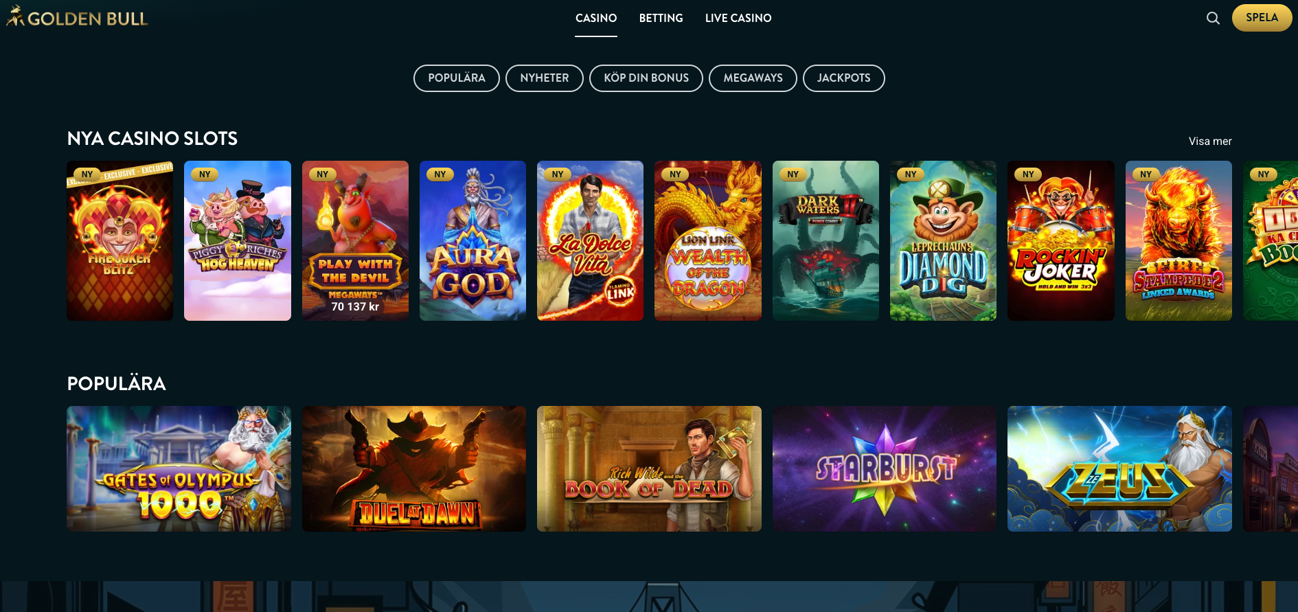 golden bull casino