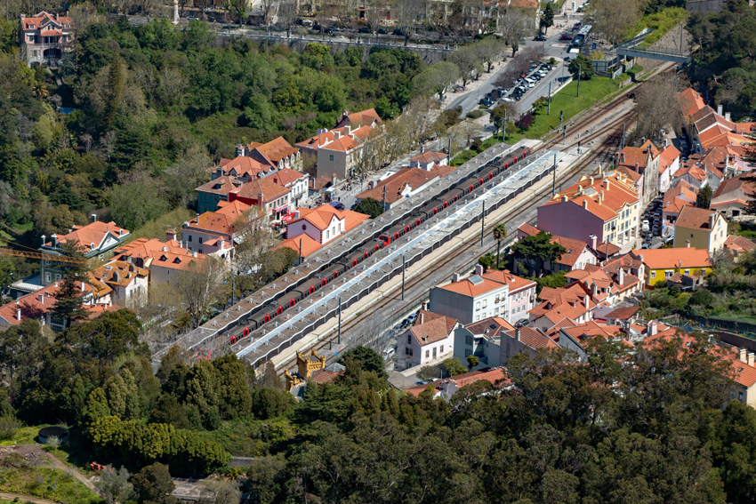 View of Sintra Train Station