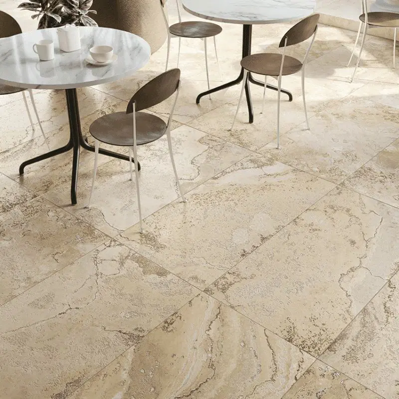 Edimax Bloom 3D Shaped Technology tiles 3D Shaped Technology that enhances the tiles’ texture and appearance while maintaining the durability, strength and ease of cleaning characteristic of porcelain stoneware.