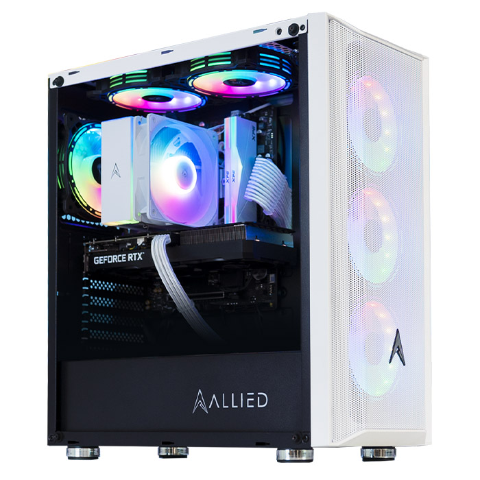 A picture of a custom-built aming PC with smart upgrades for budget gamers.