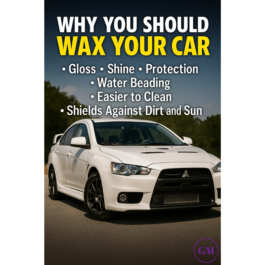 After you buff that wax off your vehicle there are so many benefits, slide.