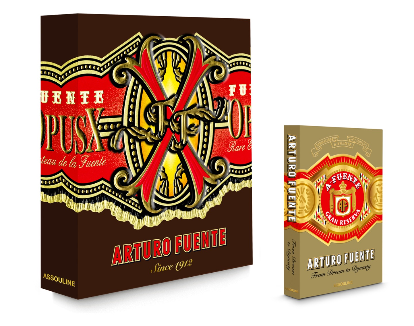 A picture of a fairly large book with the title "Arturo Fuente Since 1912"