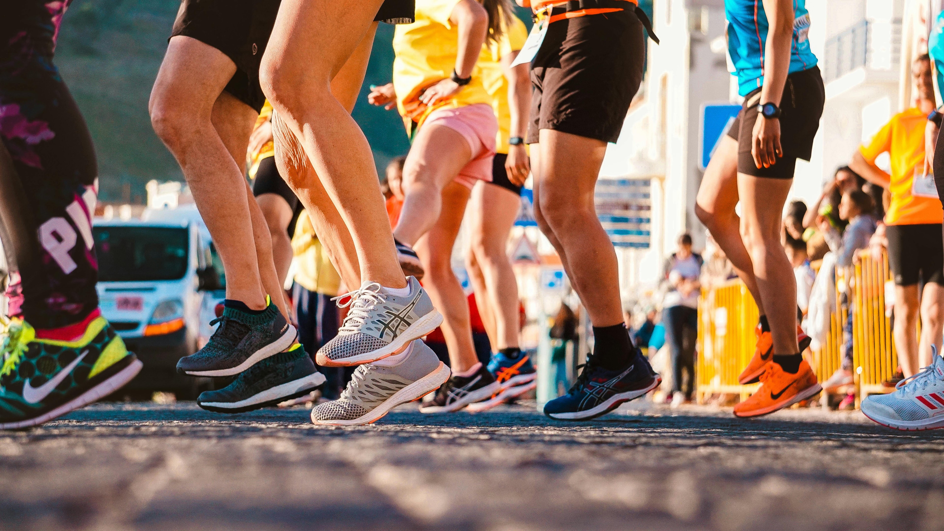 One of the best running gear you can ever get for yourself is a pair of good running shoes. It's something beginner runners should not ignore. Running destinations can be challenging, and investing on a good pair of running shoes can ultimately help you save money in the long run. Photo by RUN 4 FFWPU: https://www.pexels.com/photo/people-wearing-running-shoes-2526878/