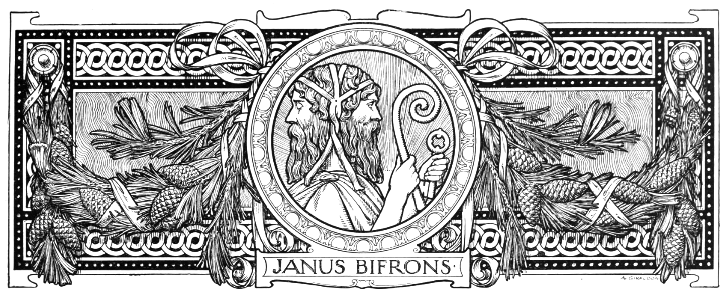 An image depicting a key and a staff, representing the duality of Janus in The Symbolism of Keys and Staffs
