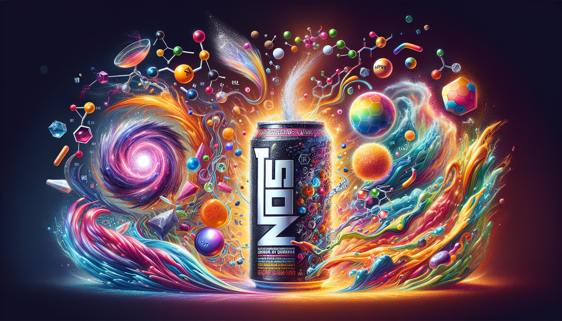 NOS Energy Drink can of ingredients