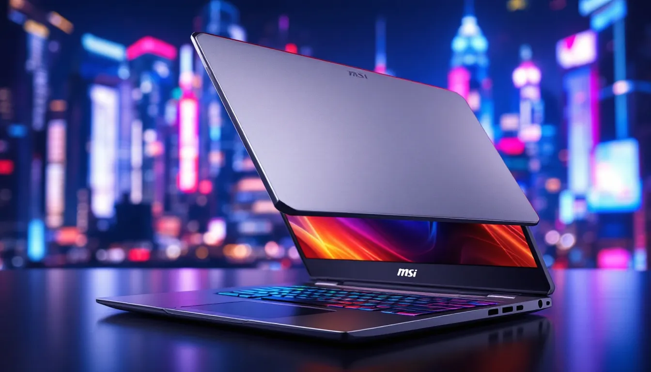 Display-Qualität des MSI Katana Gaming Laptops, das Full HD Bild ist zu sehen.