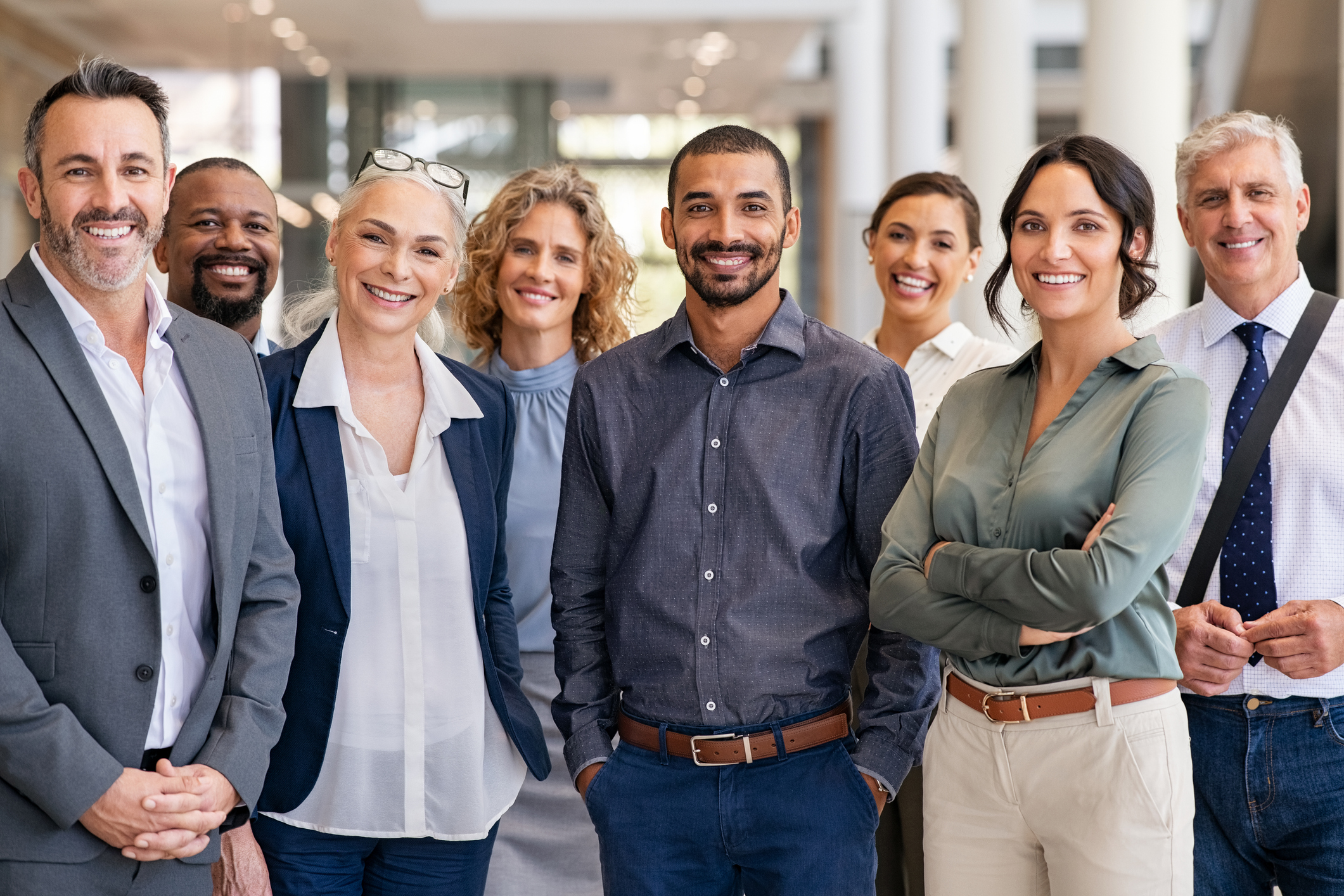 happy group of people not bothered by anxiety