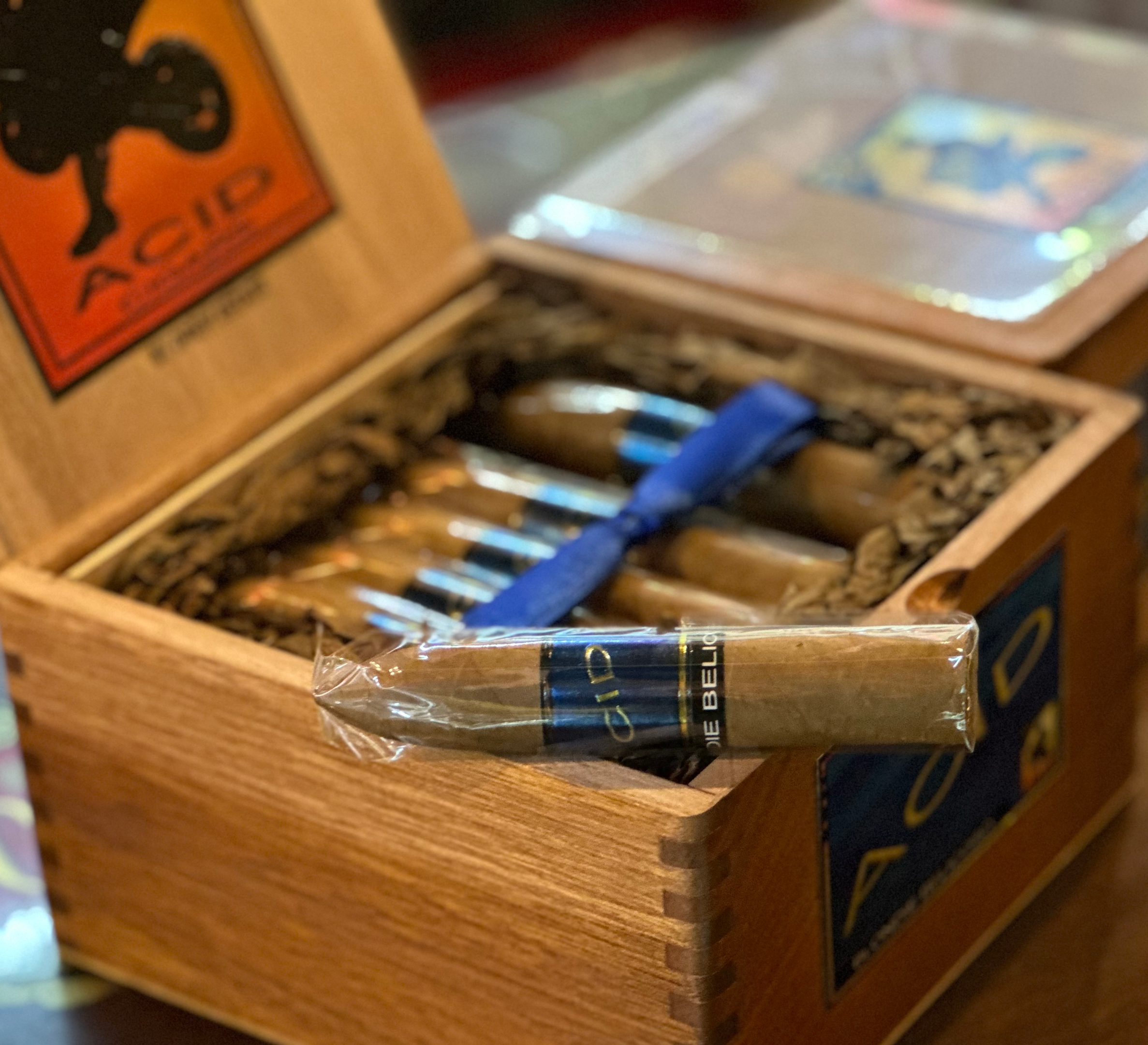 Add to Cart A box of ACID Blondie Belicoso