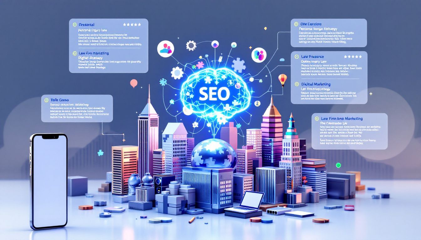 An image showing the importance of SEO for personal injury law firms.
