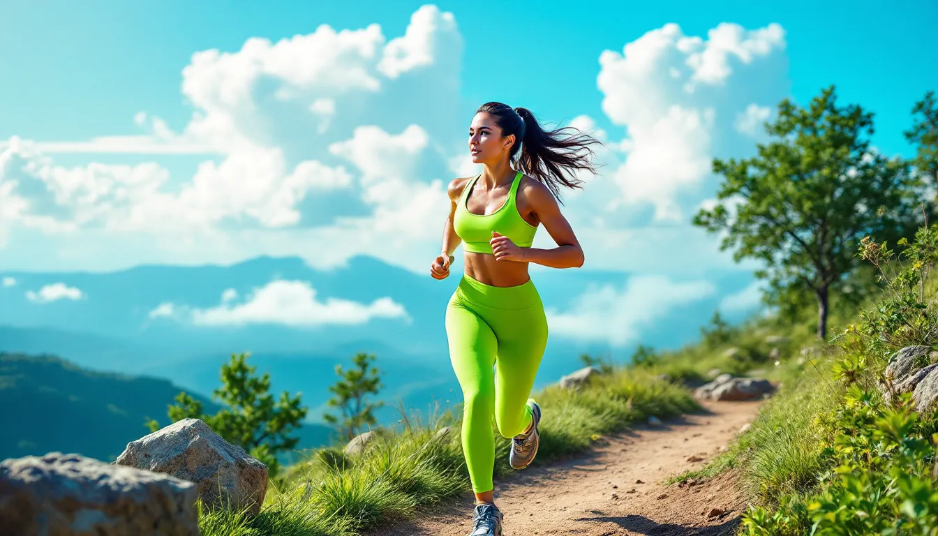 A motivational image of a person engaging in physical activity.