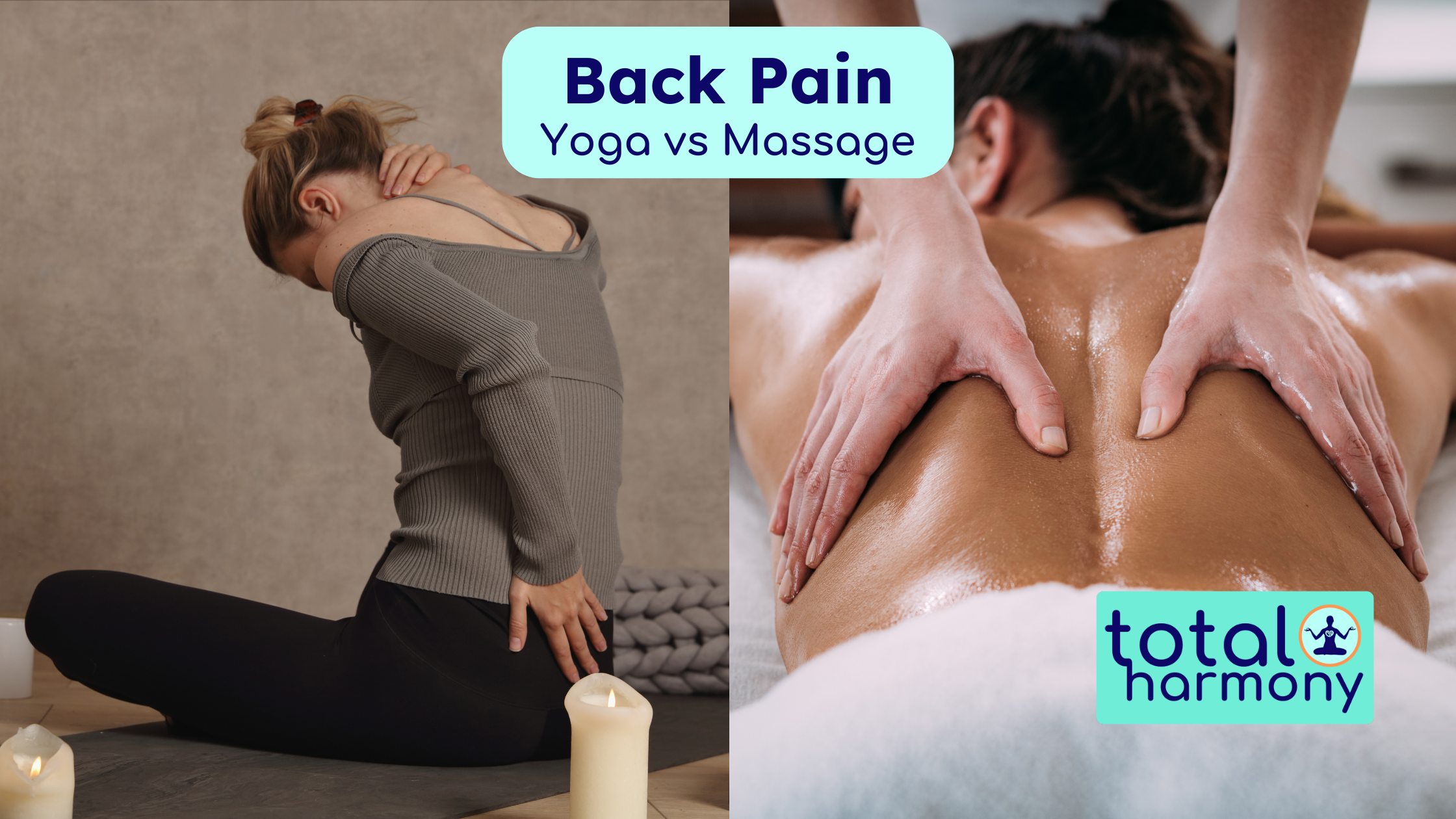 yoga or massage therapy for back pain