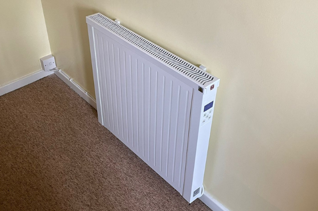 larger radiators, heat source, heating mode