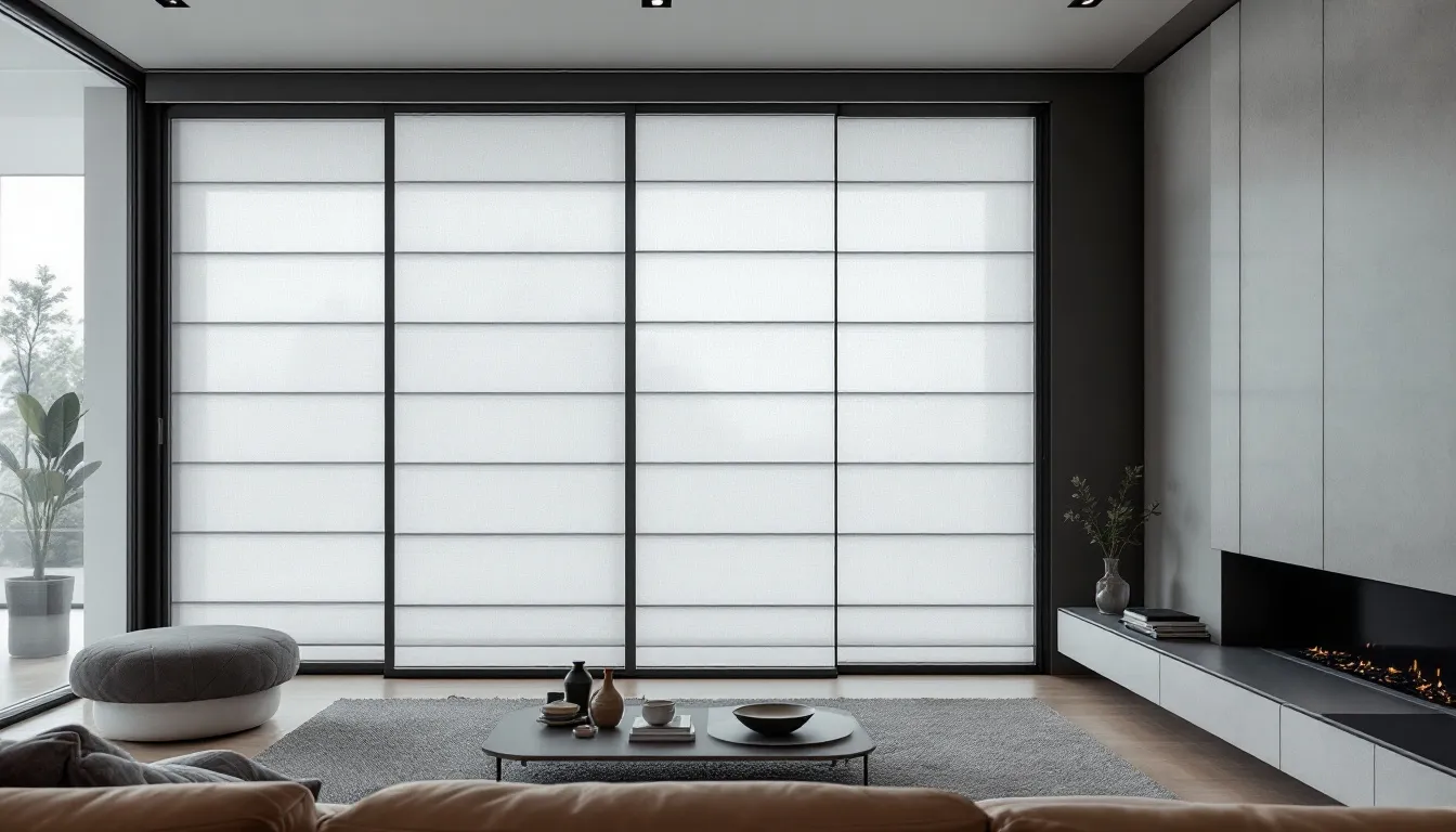A modern motorized window covering system that enhances safety.