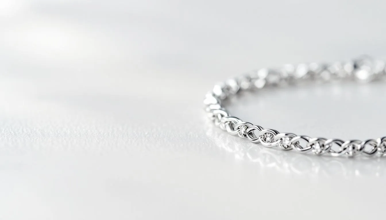 The image features a collection of elegant silver jewelry, including silver rings, a silver necklace, and silver bracelets, showcasing the aesthetic appeal and timeless style of wearing silver. This jewelry not only serves as a fashion statement but also offers numerous health benefits, such as improving circulation and promoting overall well-being through its antibacterial and antimicrobial properties.