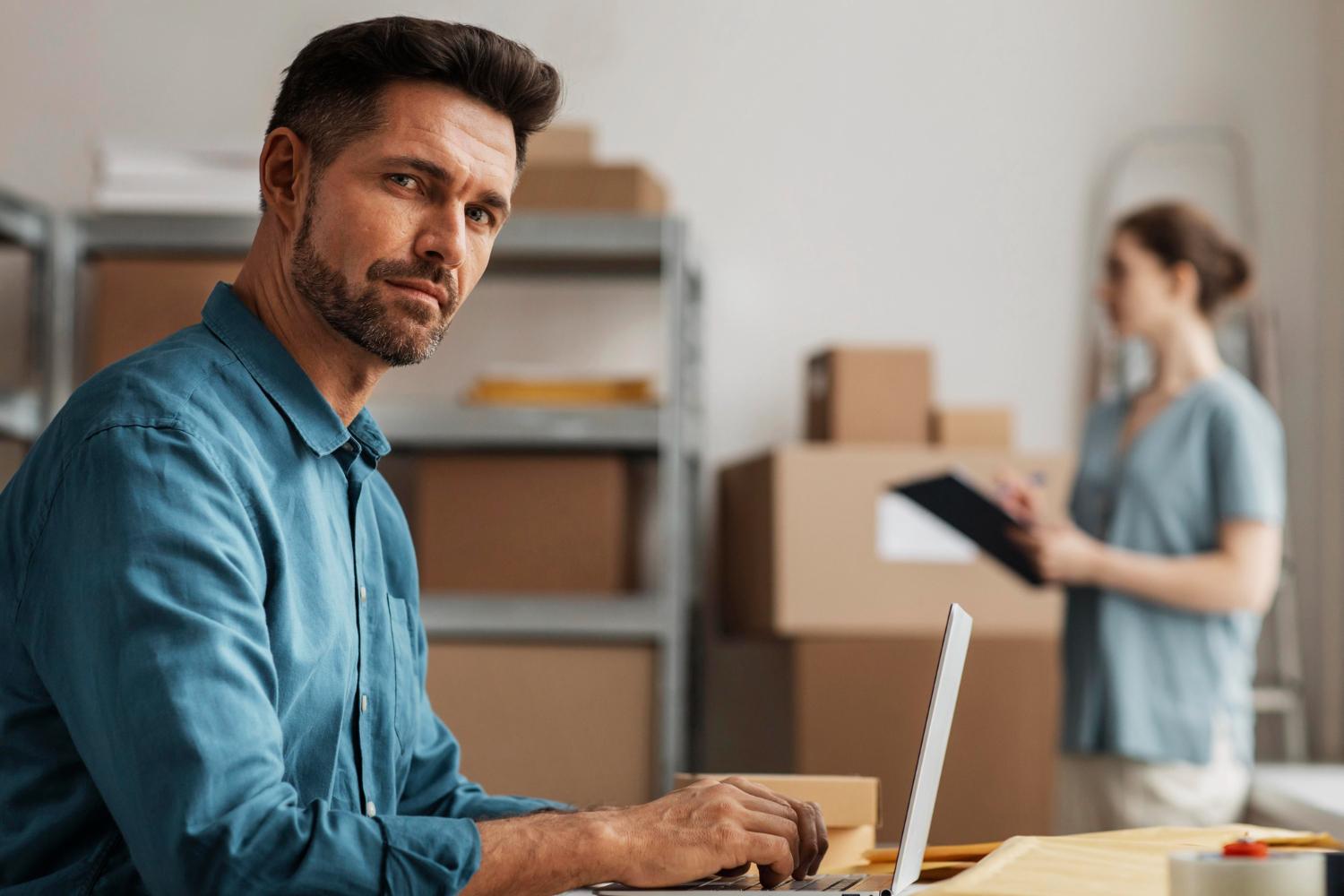 man thinking about automated dropshipping products for ecommerce platforms