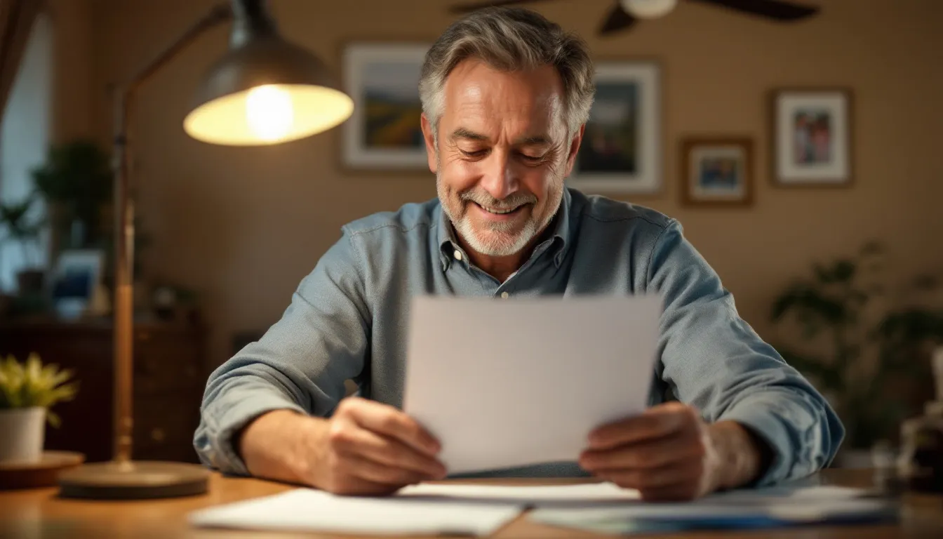 A person reviewing a CPS case closure letter, emphasizing the importance of understanding the document.