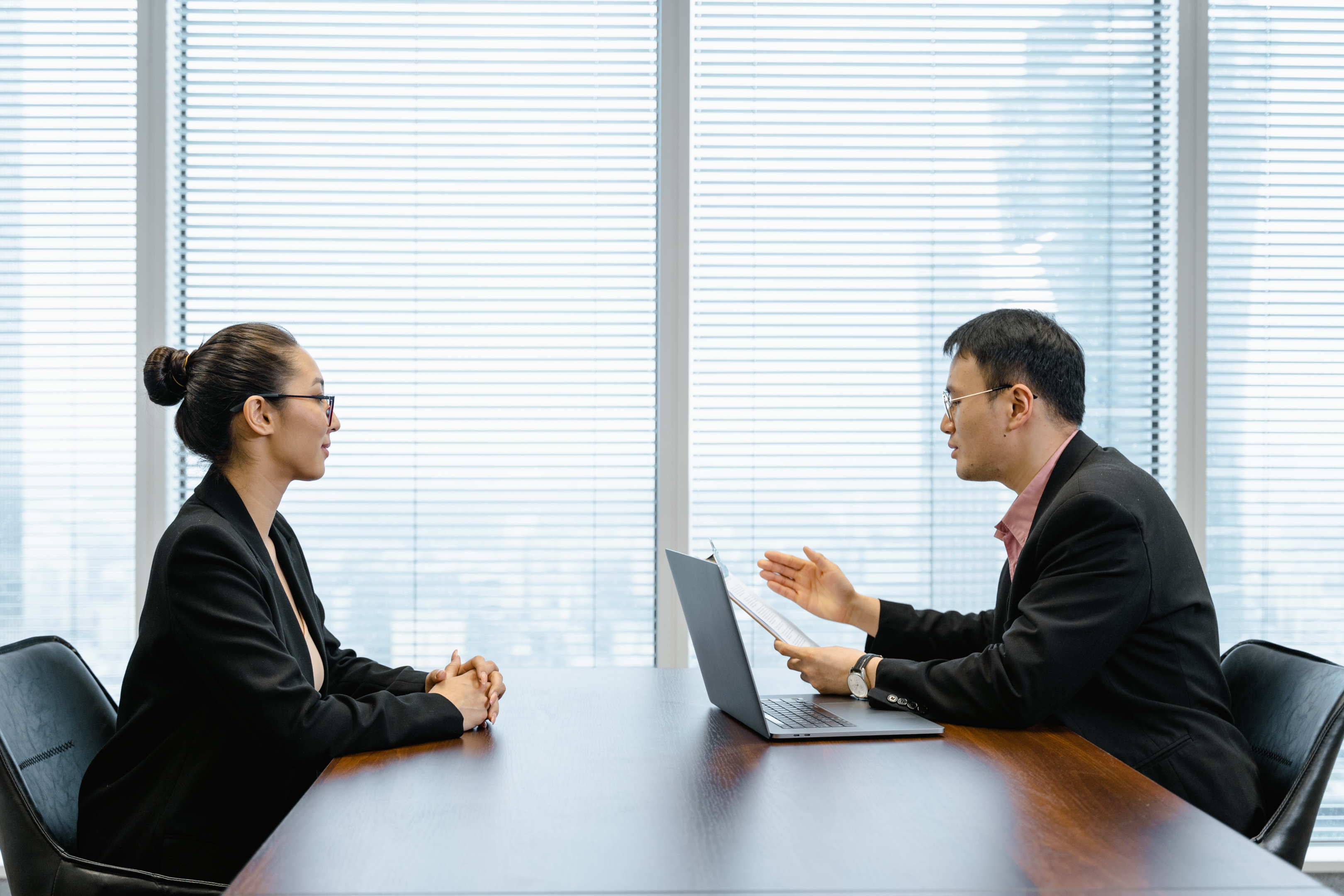 Interviewing project manager