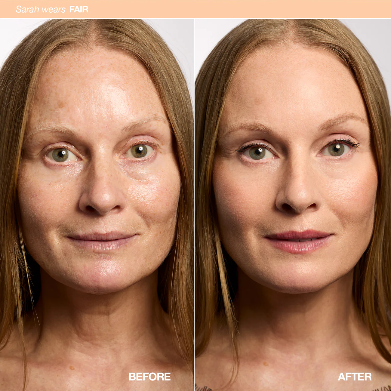 Age-Defy Tinted SPF Perfector before & after