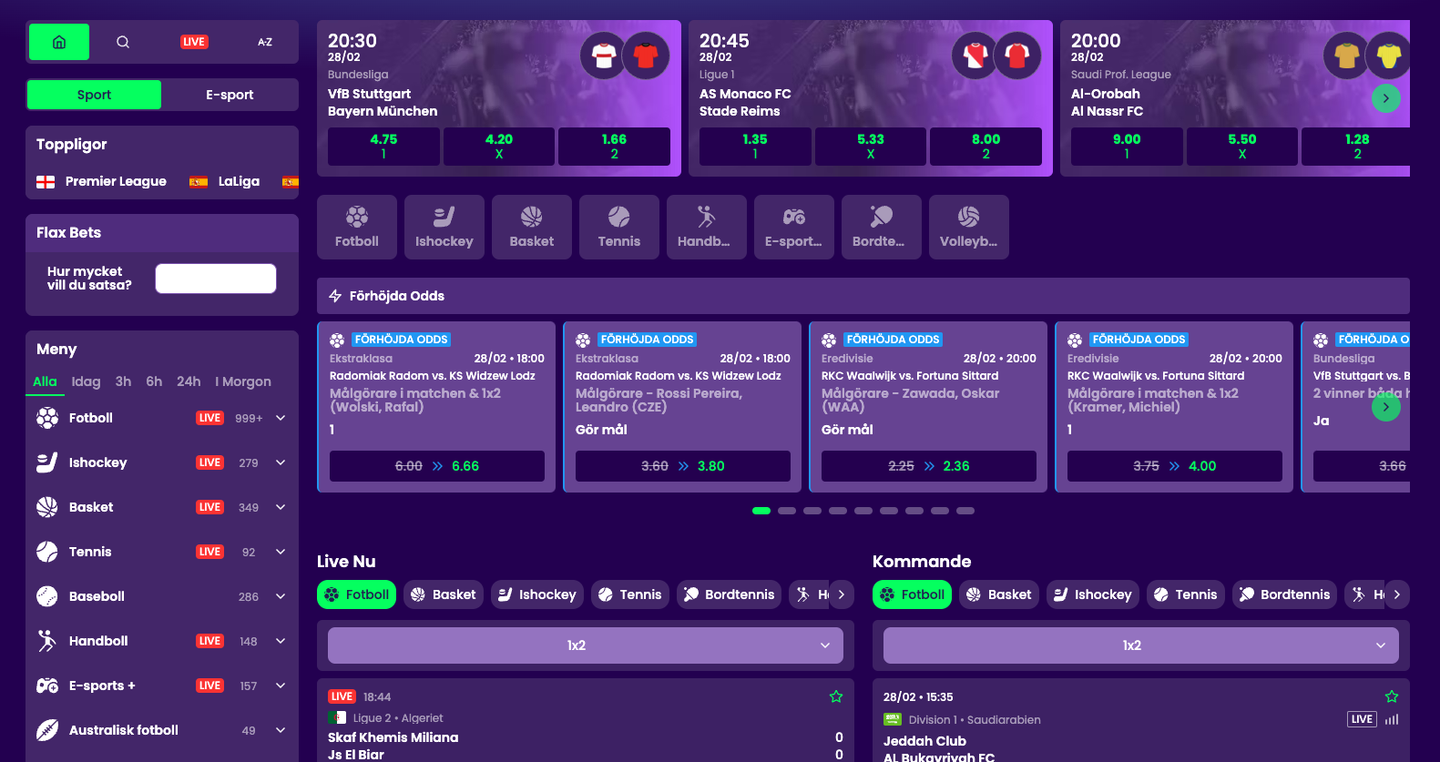 Flax casinos odds