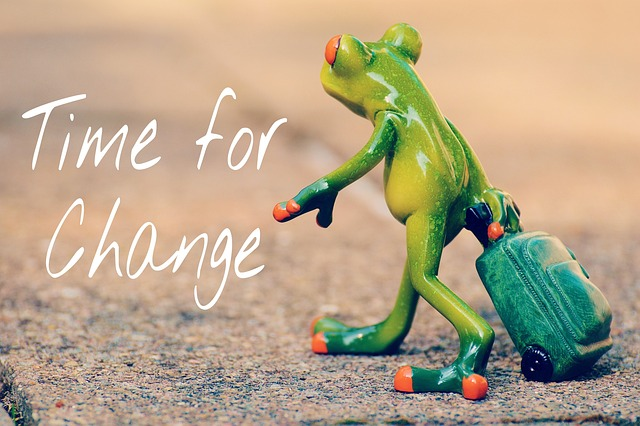 time for a change, courage, new beginning
