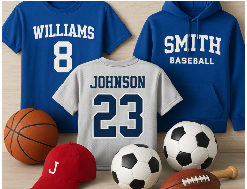 personalized sports apparel