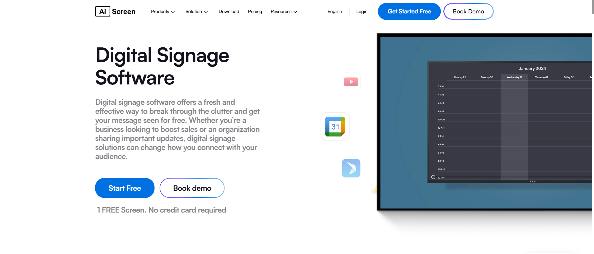 7 Best Digital Signage Software Providers for Airports 3 aiscreen