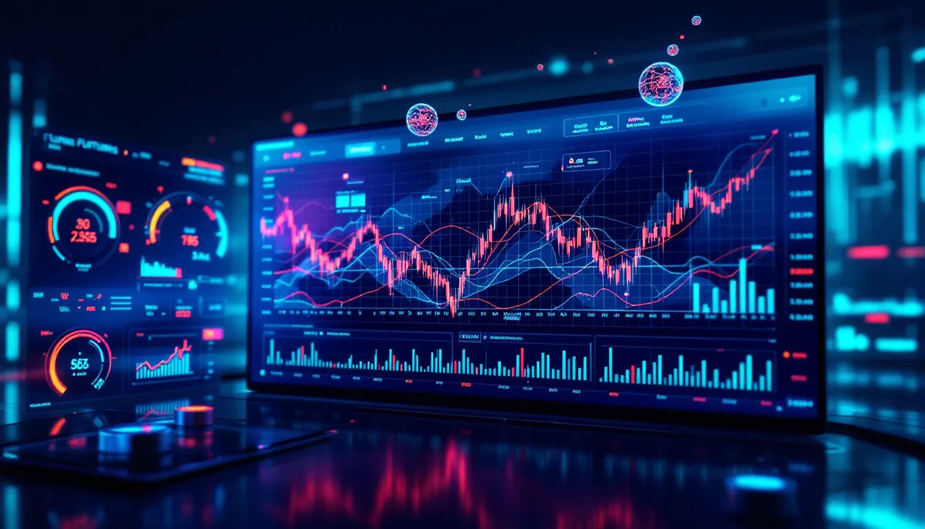 Real-time data and analysis tools for futures trading.