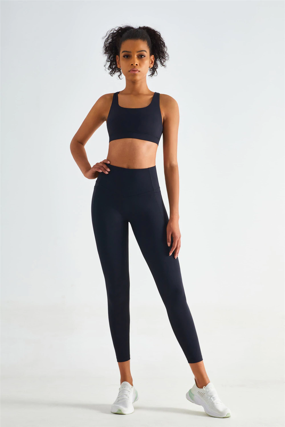Leggings For Girls, black leggings designed for running