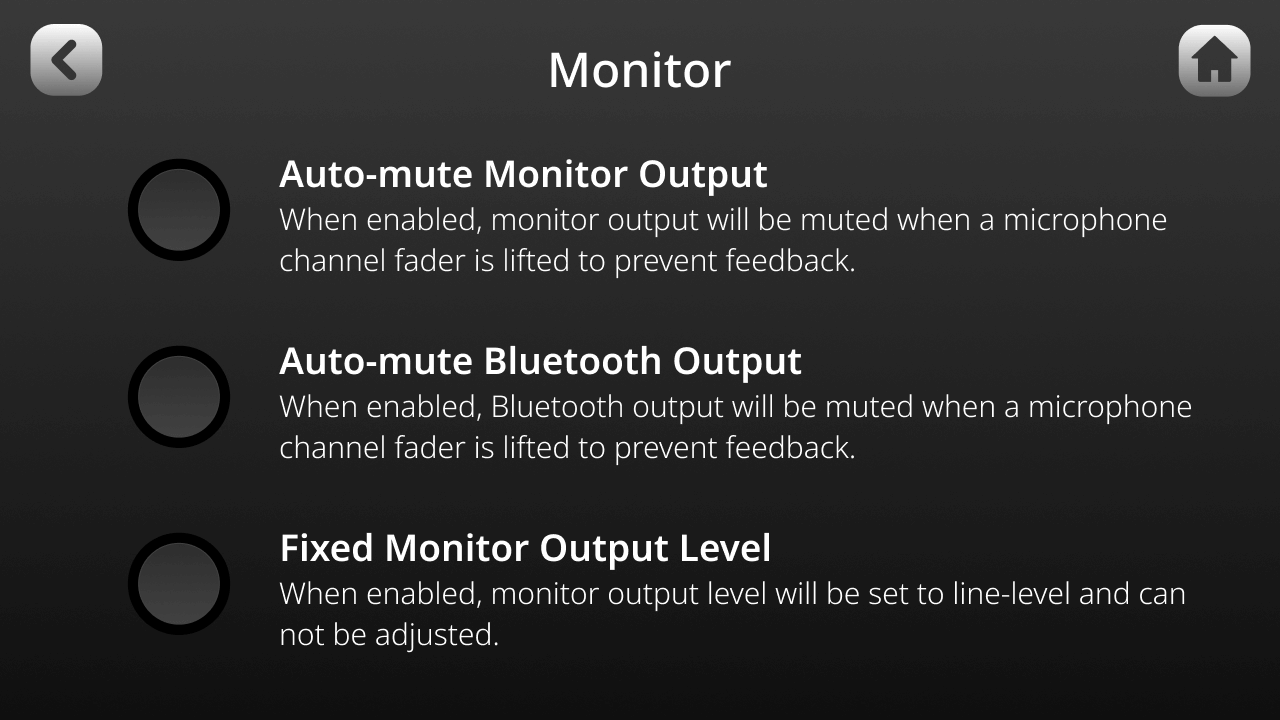 monitor auto-mute