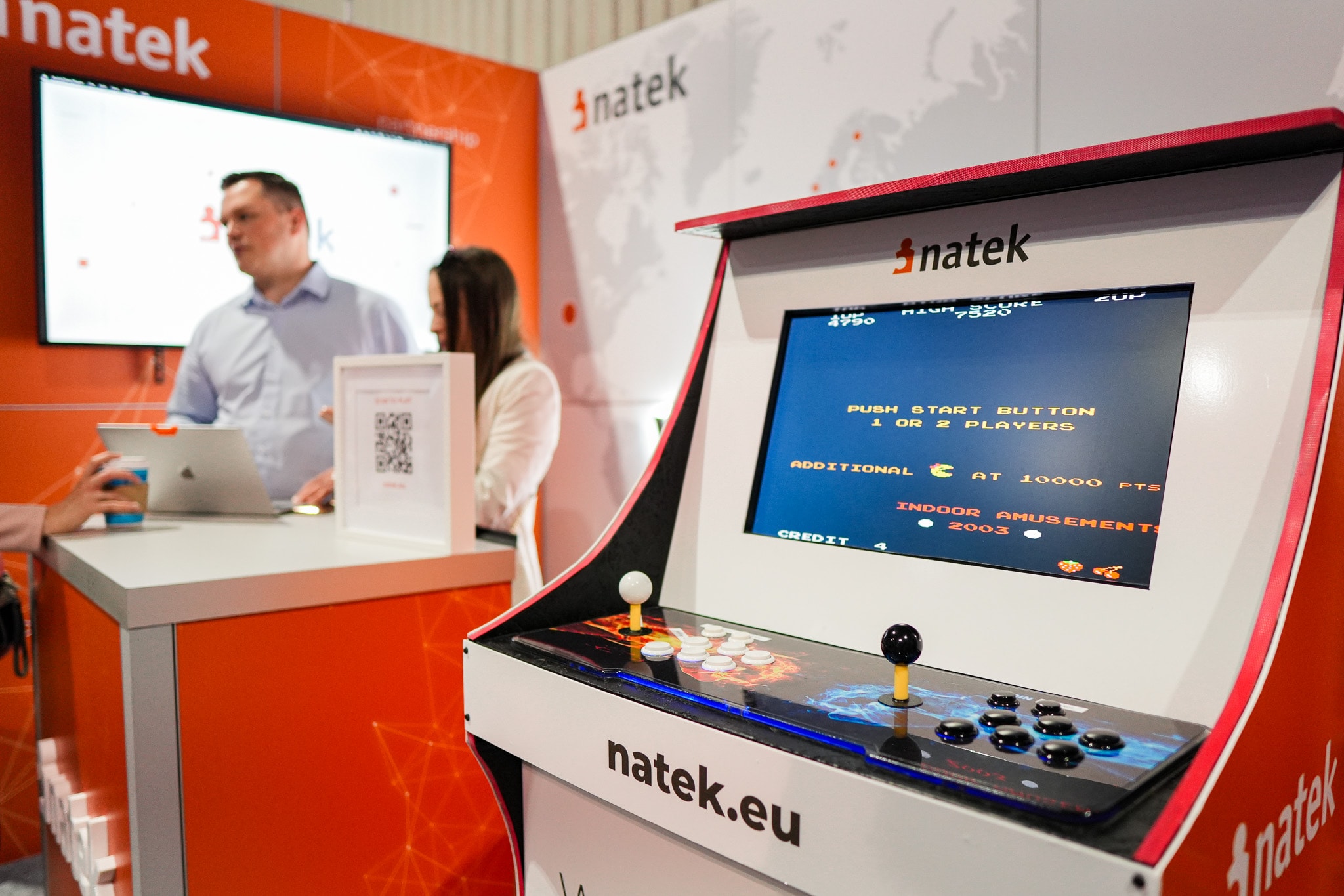 NATEK stand in Career Expo at Perspektywy Women in Tech Summit 2025