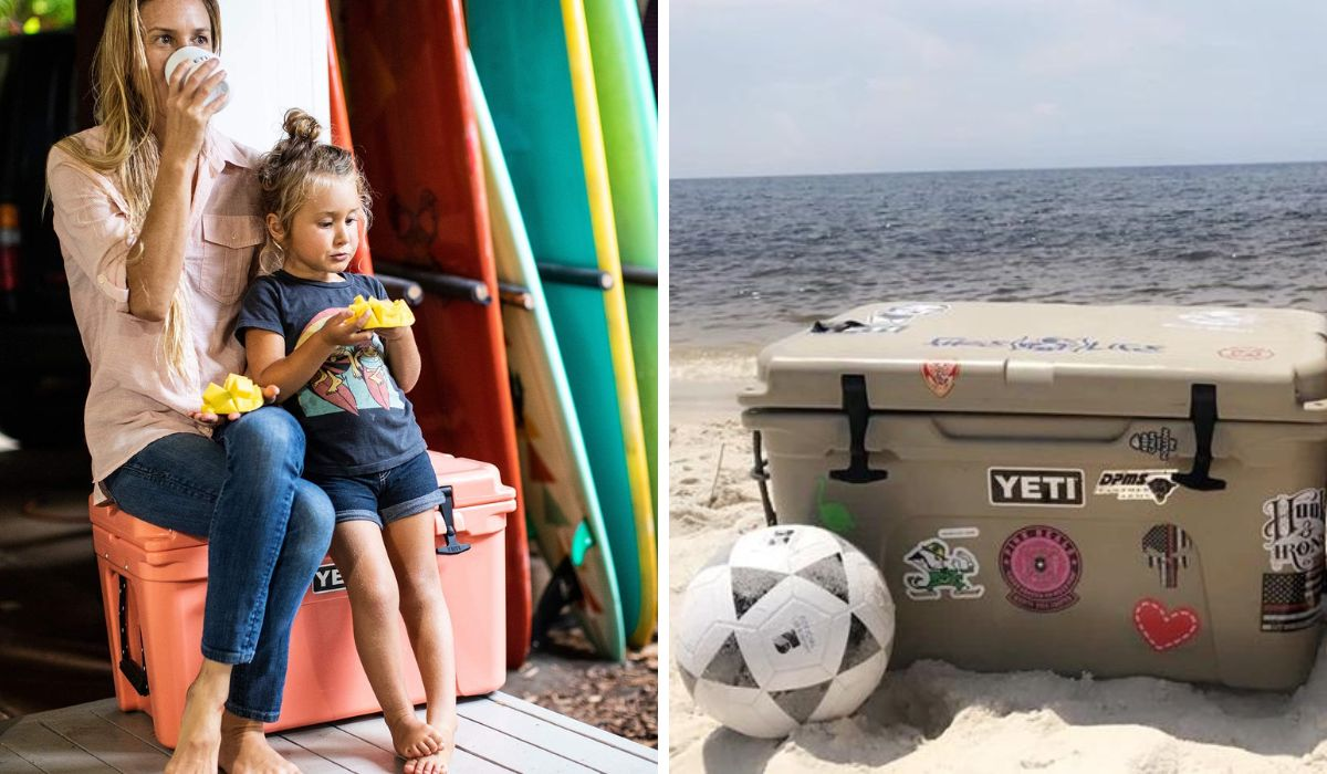 Most Popular YETI Cooler of all time is great for a family of four, it's the YETI ROADIE 45.