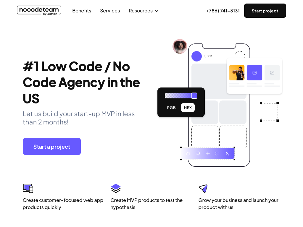 Mobile app development company No Code Team