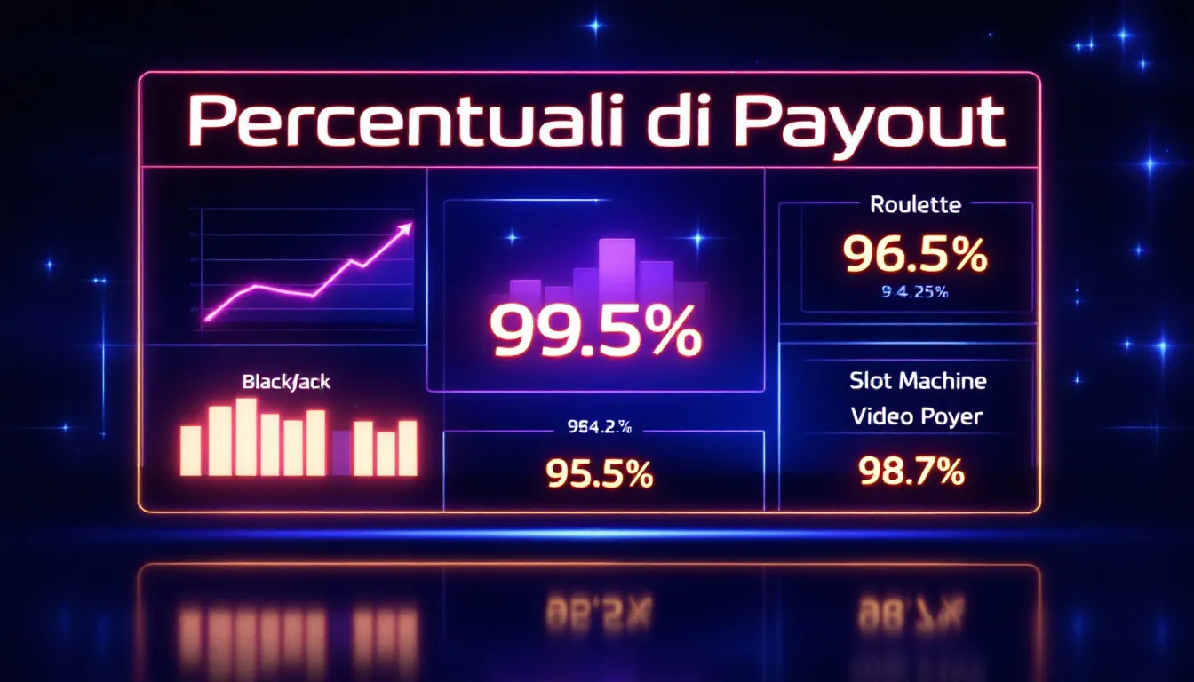 Percentuali di payout nei casinò online AAMS.