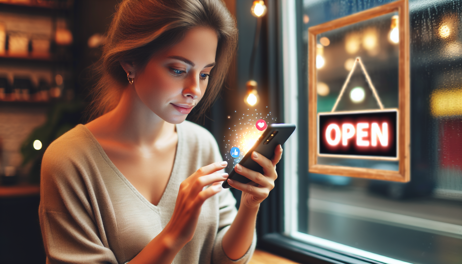 Google Business Profile on a smartphone