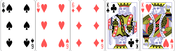 Examples of Full House Poker