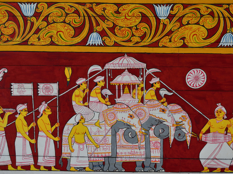 Sri Lanka Highlight - Perahera Malerei