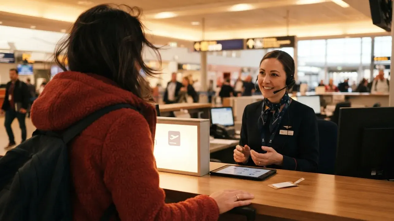Traveler identifying refugee travel document details before creating a visa reservation