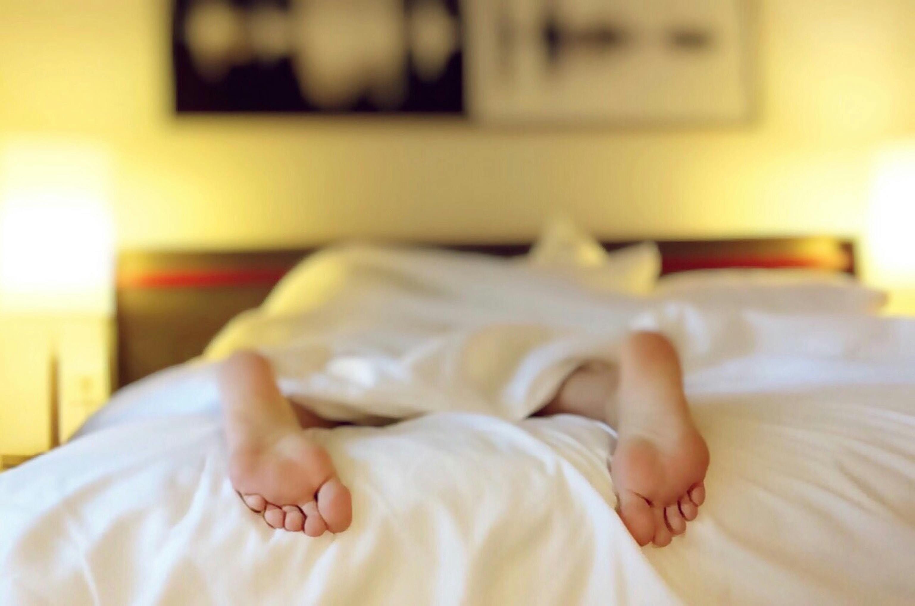 Image of a traveler enjoying sleep at Hampton Inn hotel close to Distillery District Lexington KY