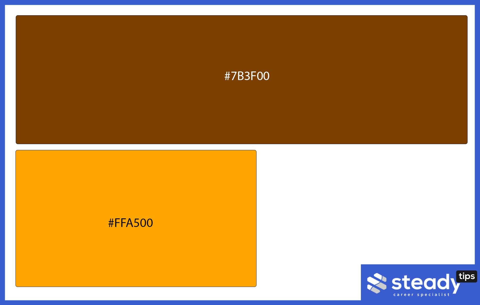 Chocolate Brown and  soft Orange walls. Color palette