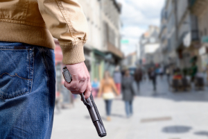 Carrying a loaded gun in public