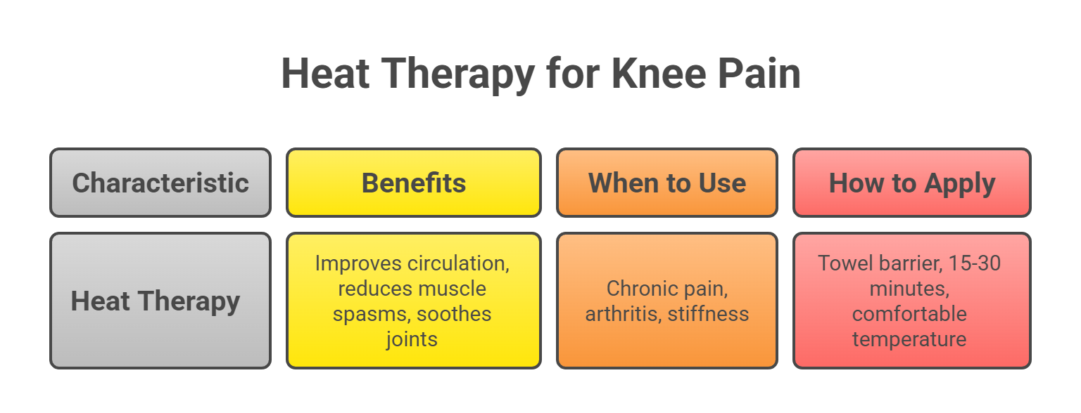 Heat Therapy for Knee Pain