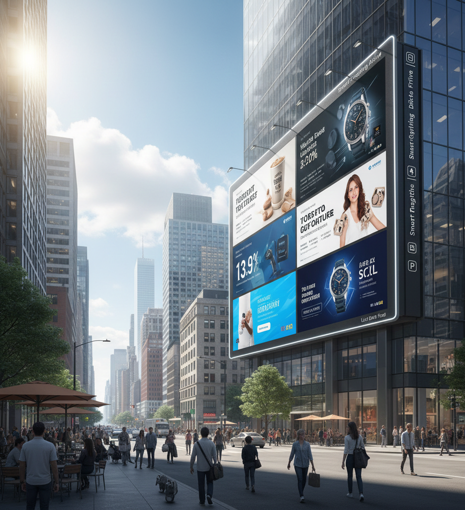smart programmatic digital billboard panels
