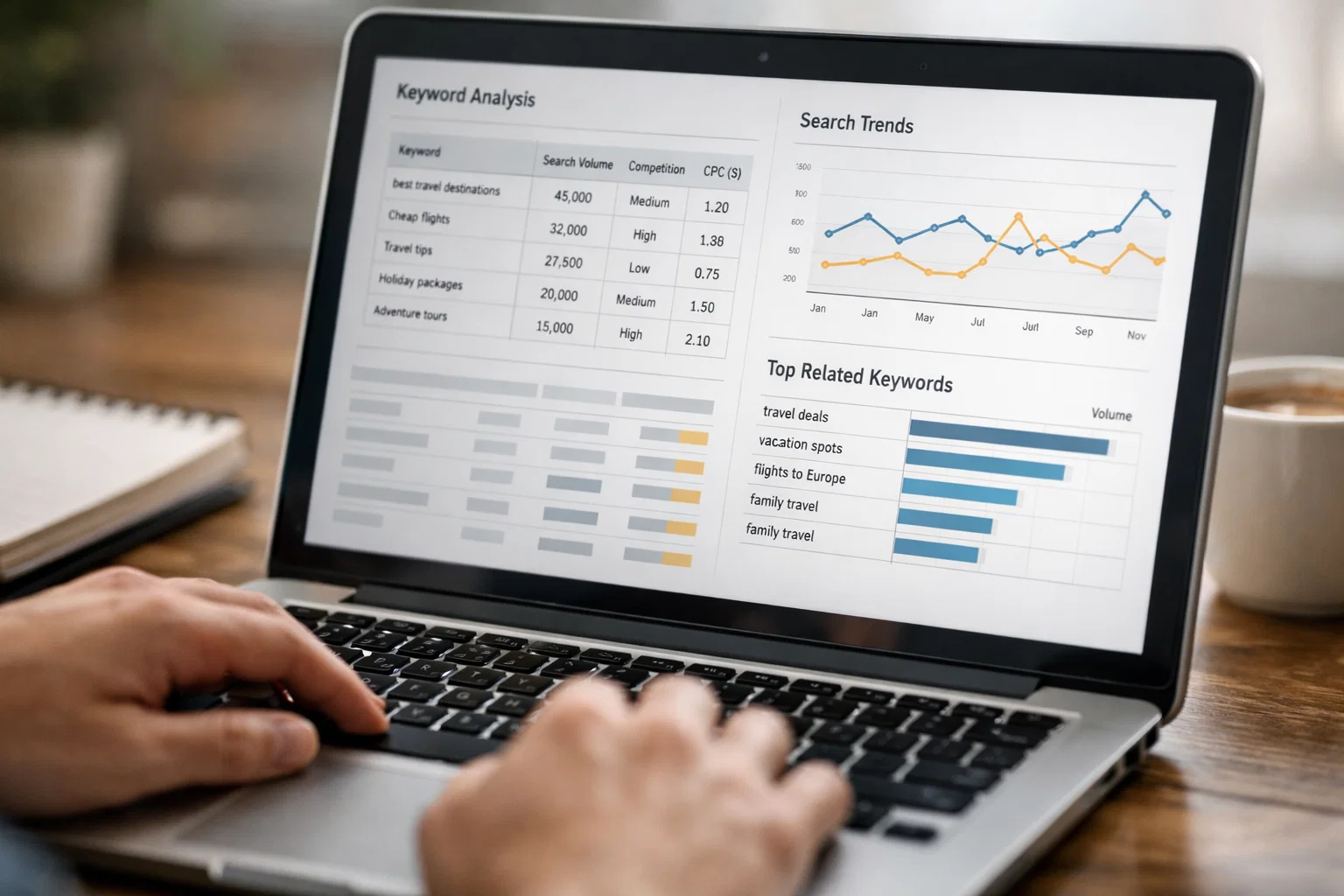 Keyword research and search intent analysis for Shopify SEO