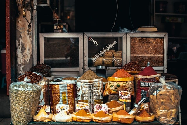 spices, cinnamon, garlic, bbq ingredients