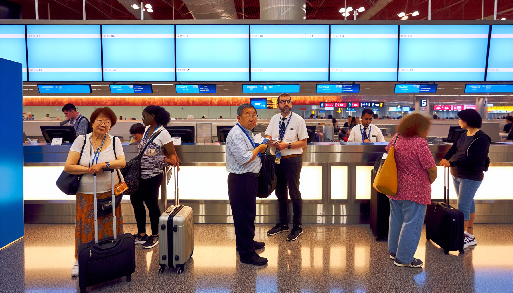 China Southern Airlines check-in at JFK Airport