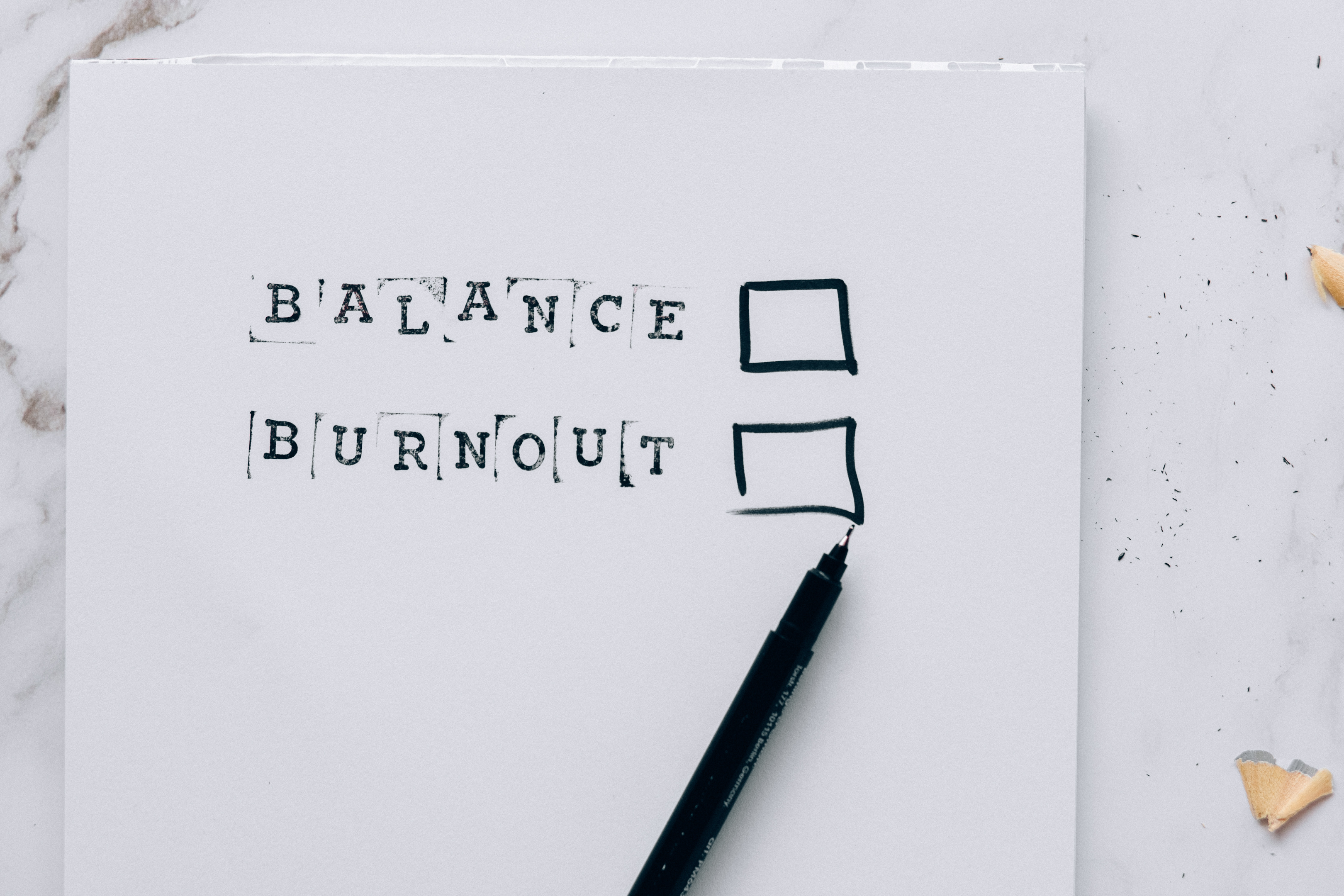 Find balance to prevent burnout