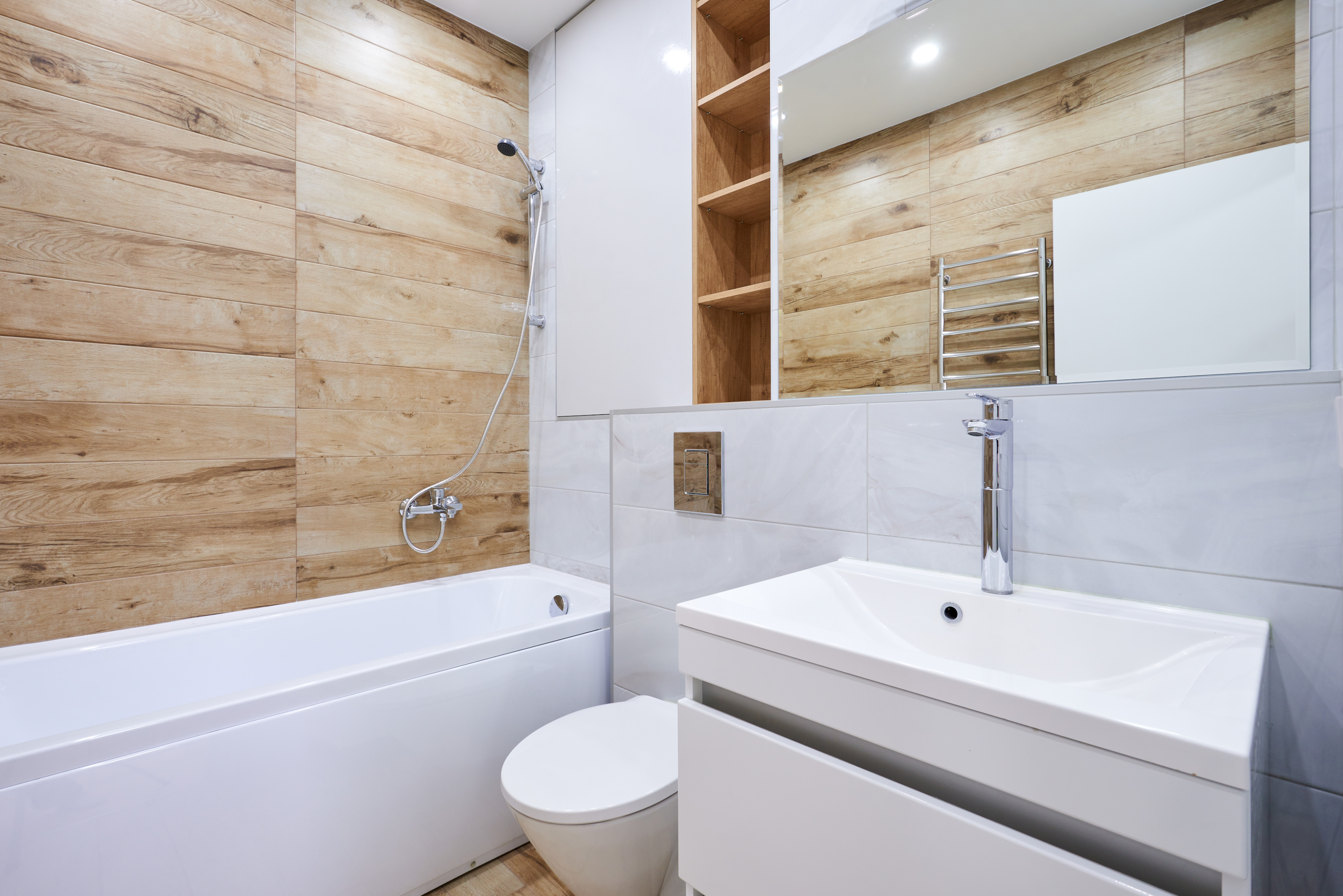 space saving condo ideas - bathroom