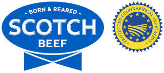 The Scotch Beef logo assures organic grass fed beef or PGI beef.